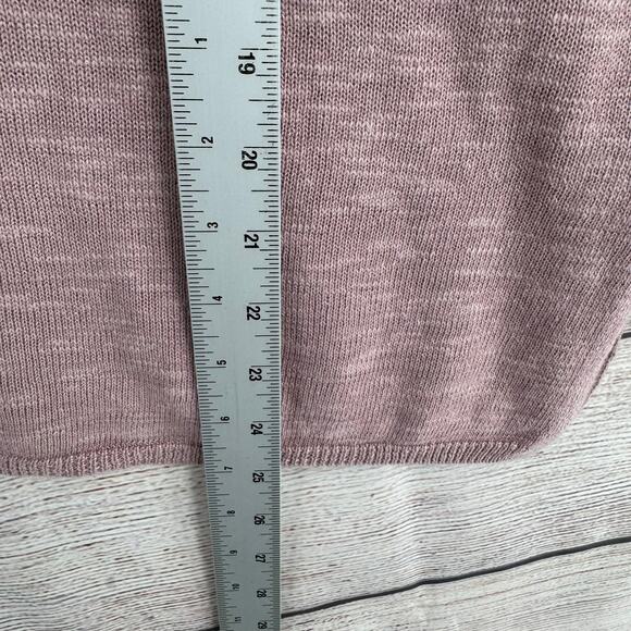 FP Beach Free People Knit V-Neck Sleeveless Top Womens Small Pink Lavender - Picture 10 of 10